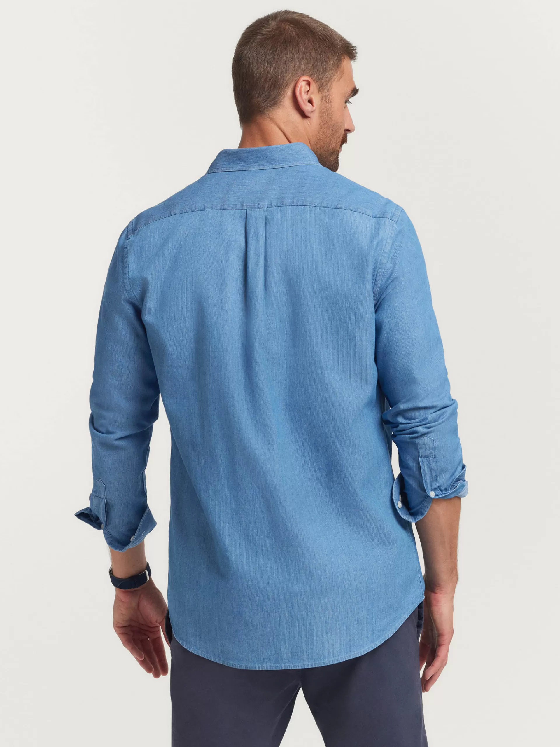 camisa_denim_canutillo_azul_2.webp Clearance Alvaro Moreno CAMISA DENIM CANUTILLO Azul