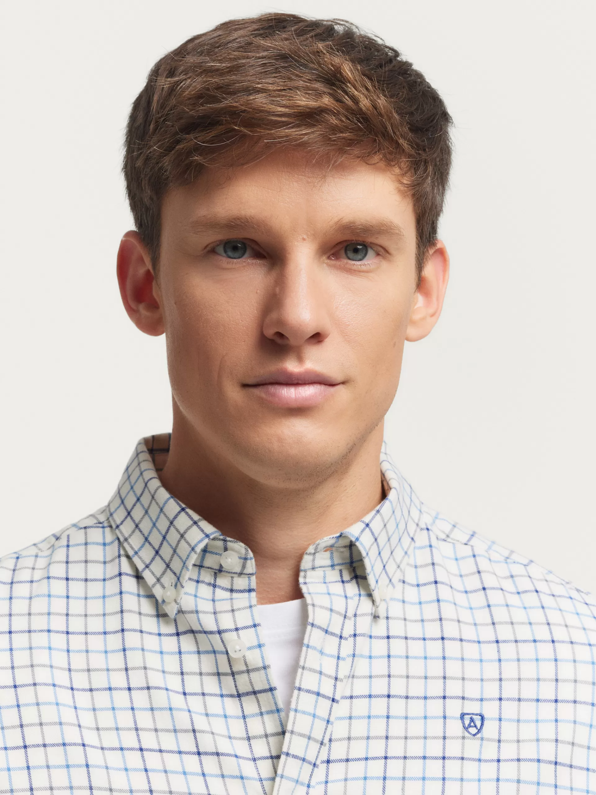 camisa_flannel_checks_azul_marino_3.webp Discount Alvaro Moreno CAMISA FLANNEL CHECKS Azul Marino