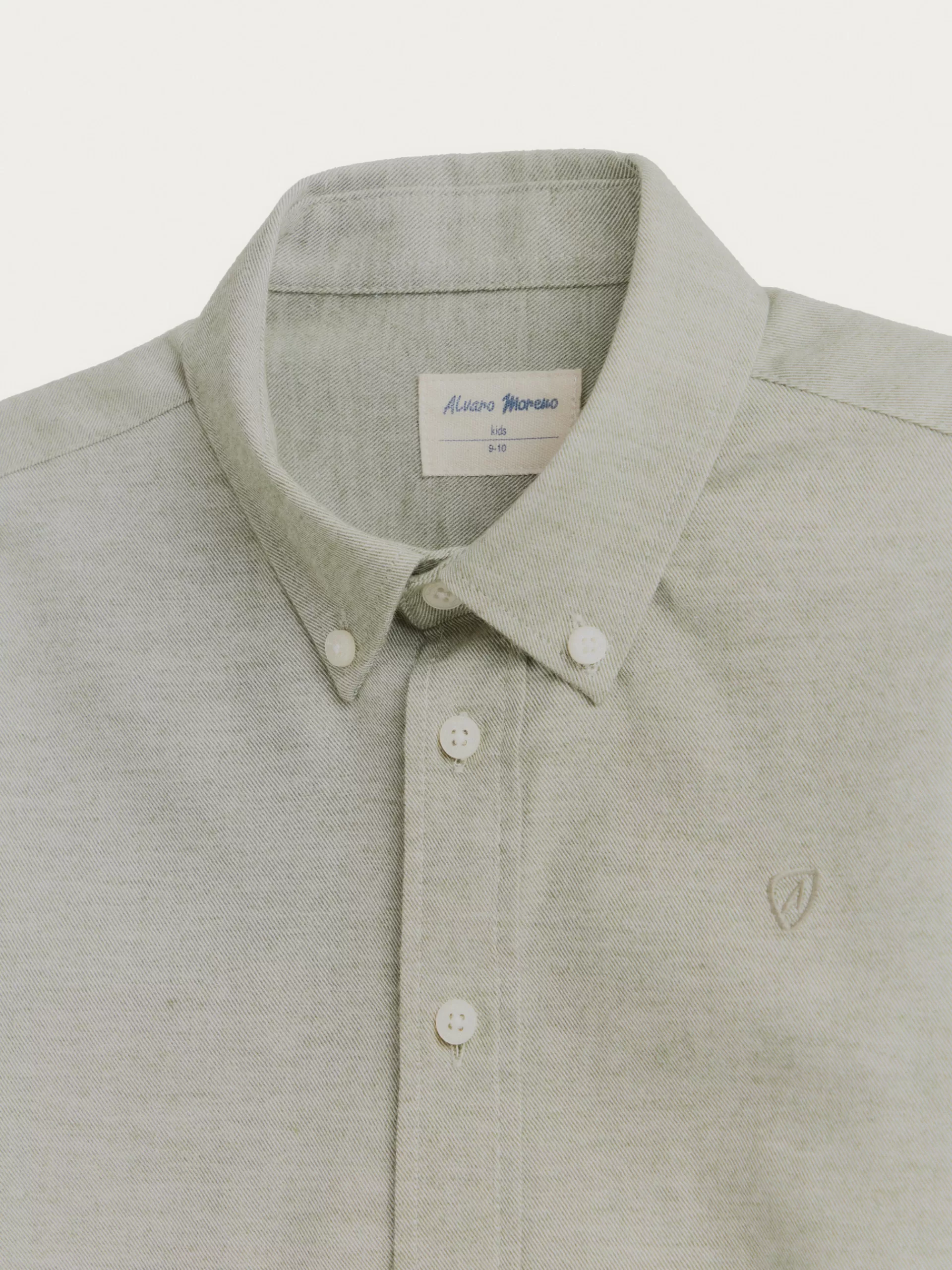 camisa_flannel_twill_kids_verde_2.webp Cheap Alvaro Moreno CAMISA FLANNEL TWILL KIDS Verde
