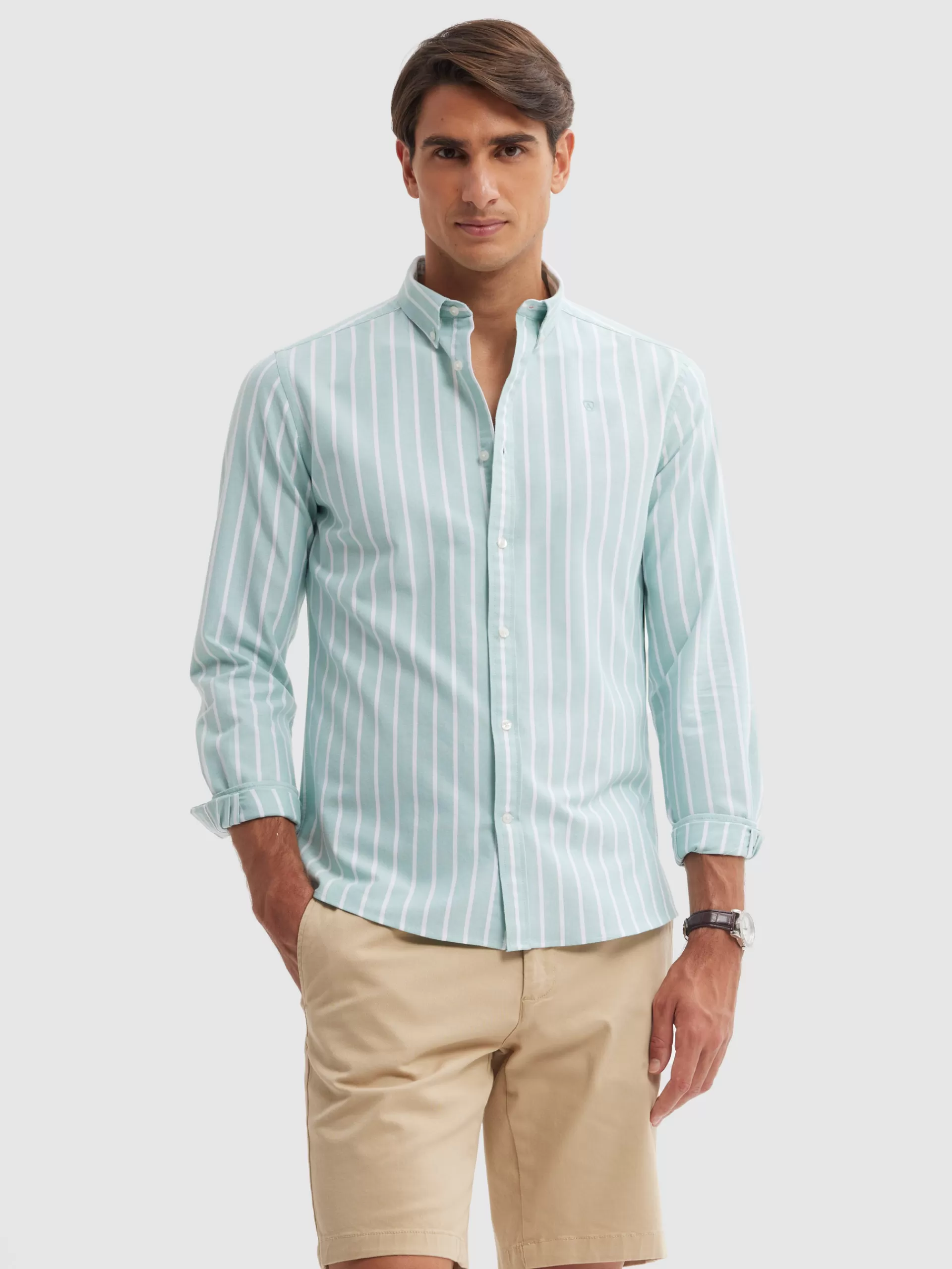 camisa_oxford_classic_verde_3.webp Best Alvaro Moreno CAMISA OXFORD CLASSIC Verde