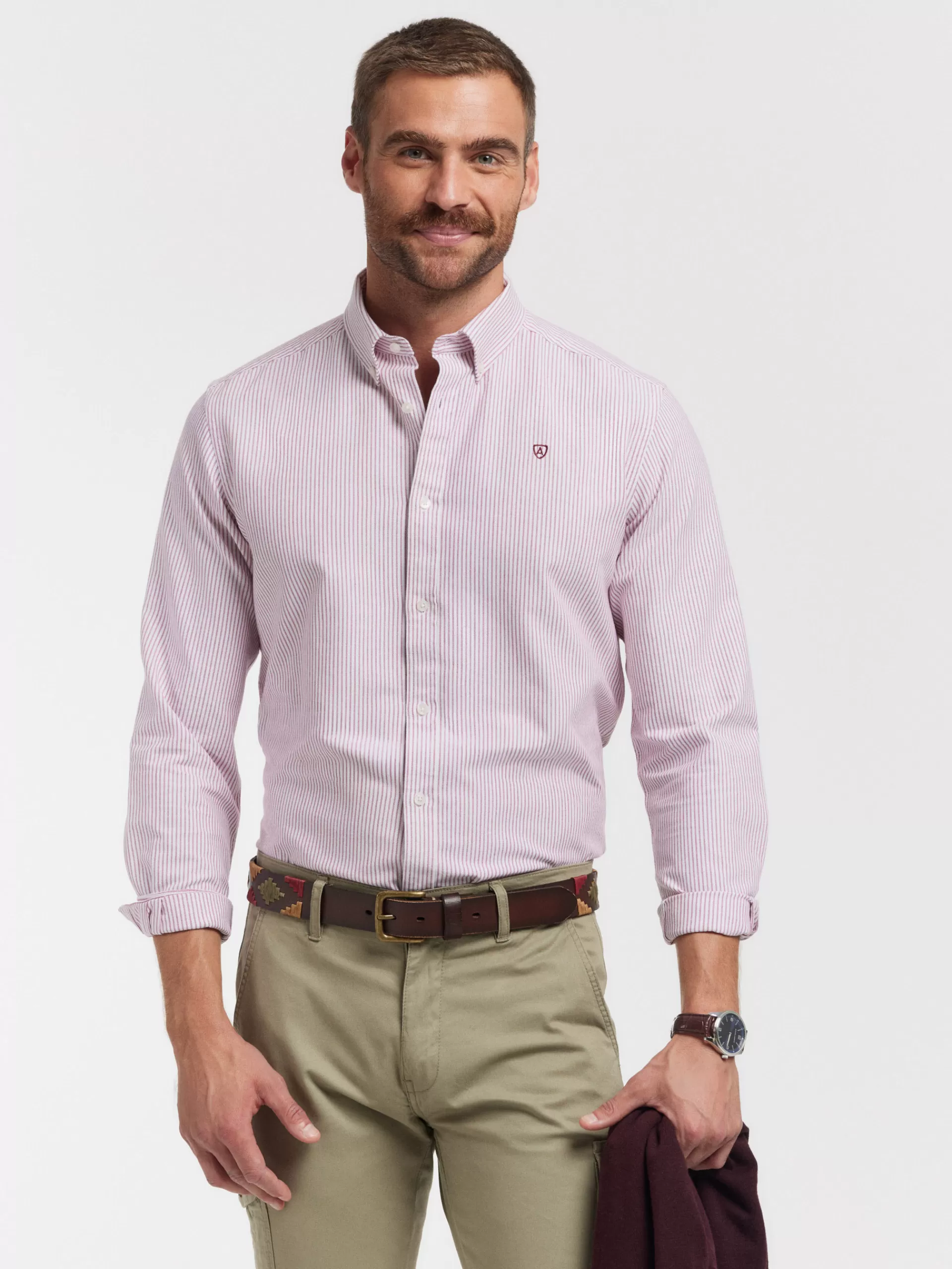 camisa_oxford_regent_burdeos_3.webp Best Sale Alvaro Moreno CAMISA OXFORD REGENT Burdeos
