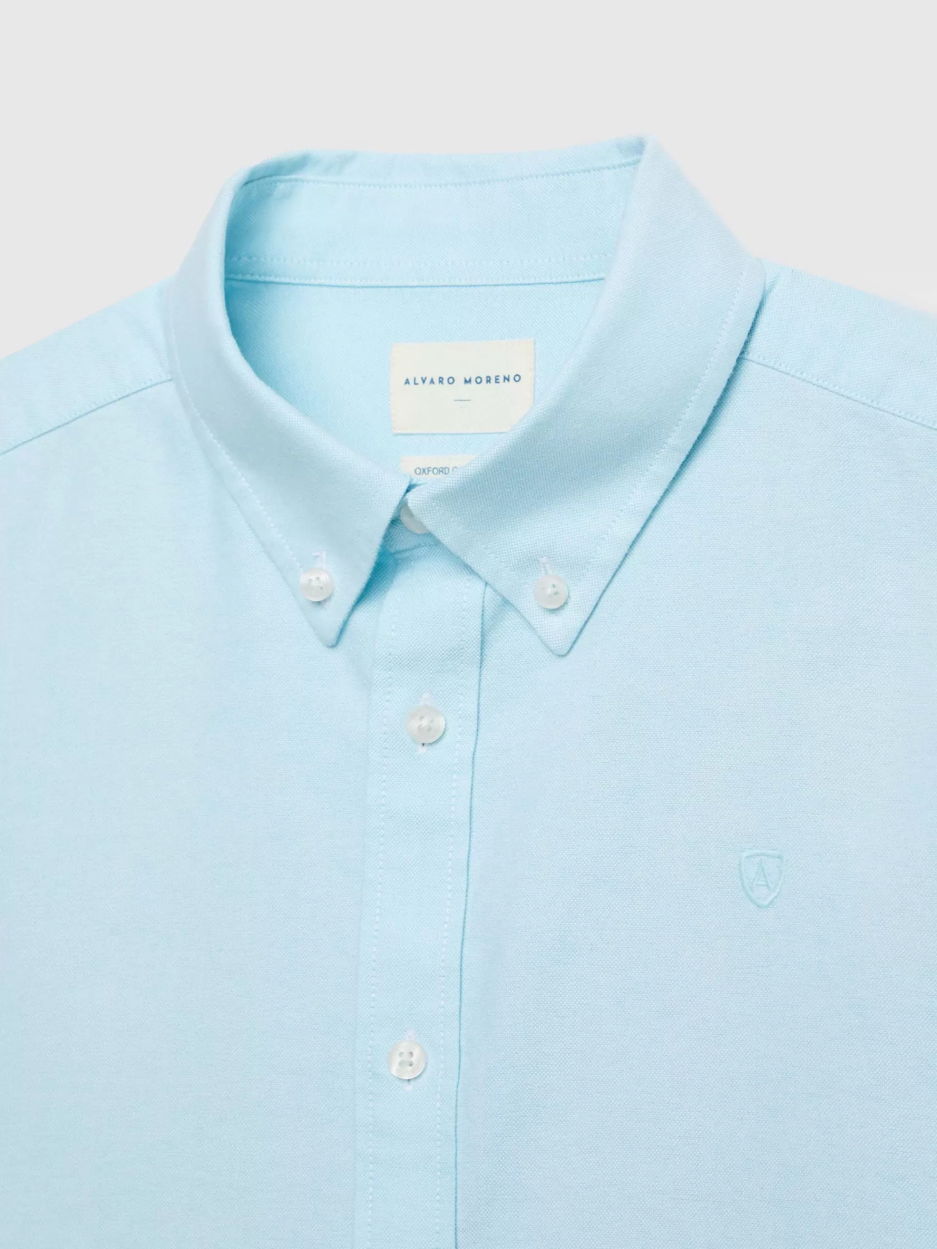 camisa_oxford_solid_verde_agua_7.webp Hot Alvaro Moreno CAMISA OXFORD SOLID Verde Agua