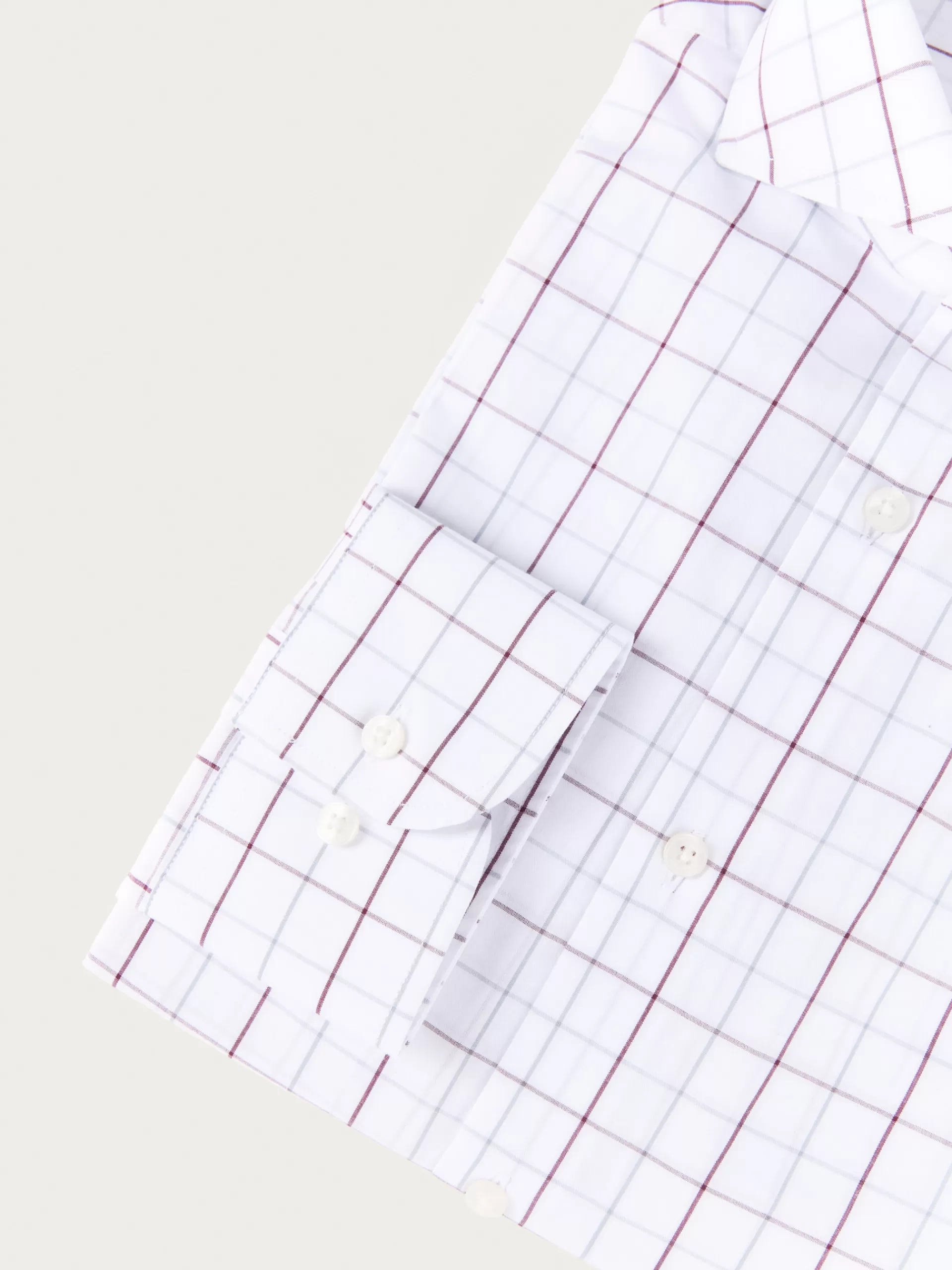 camisa_popelin_cuadros_burdeos_2.webp Store Alvaro Moreno CAMISA POPELIN CUADROS Burdeos