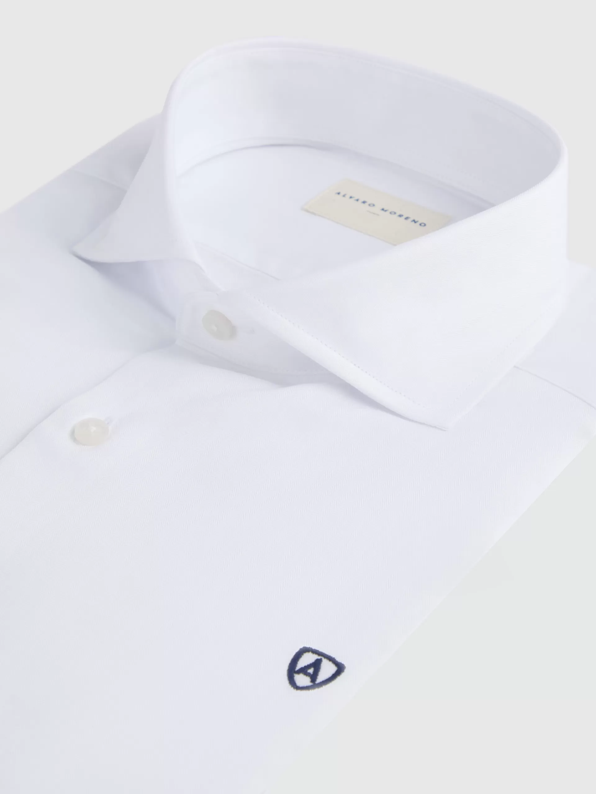 camisa_vestir_herringbone_blanco_2.webp Sale Alvaro Moreno CAMISA VESTIR HERRINGBONE Blanco