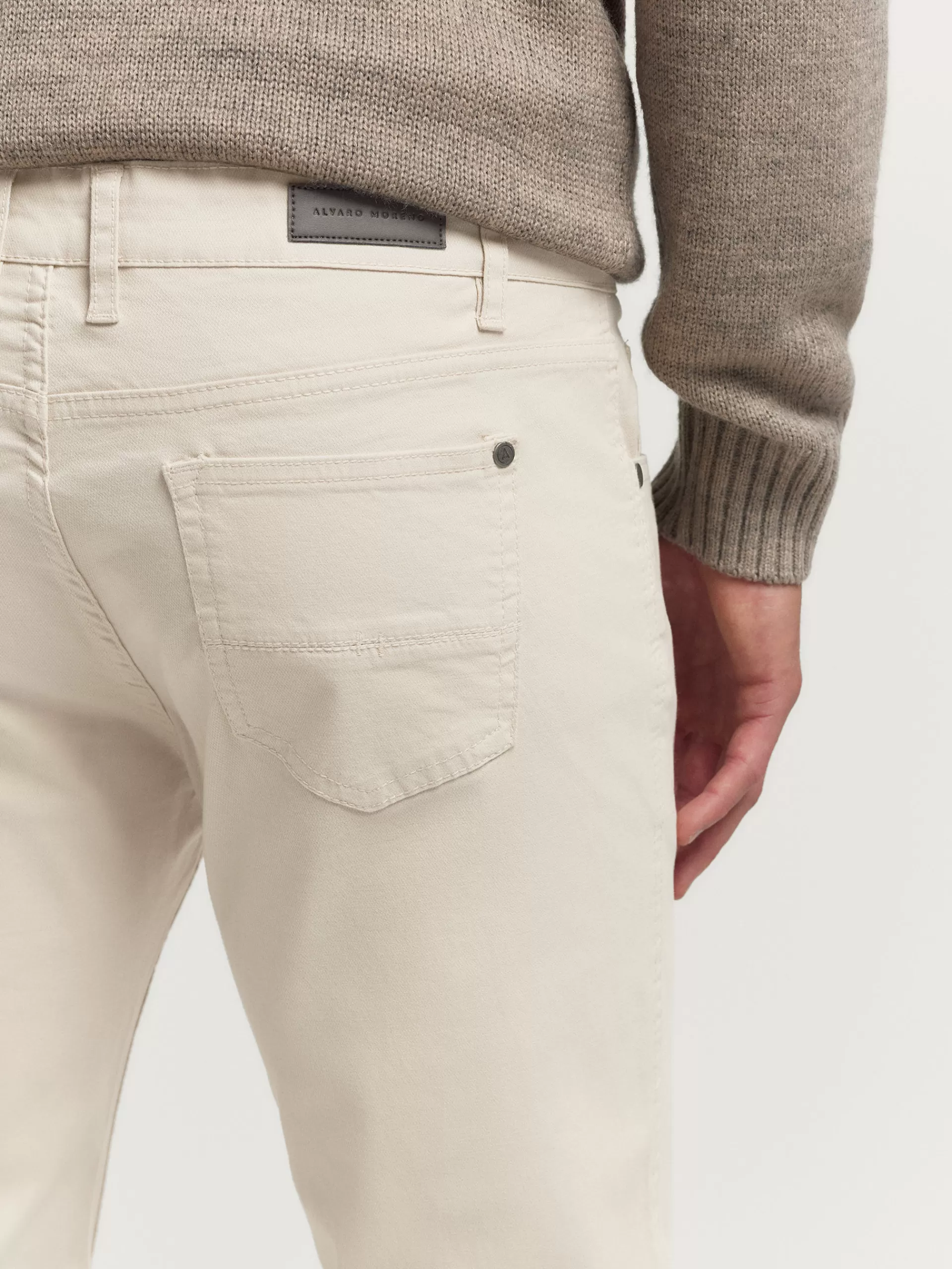 pantalon_micro_pkt_beige_4.webp Discount Alvaro Moreno PANTALON MICRO 5PKT Beige
